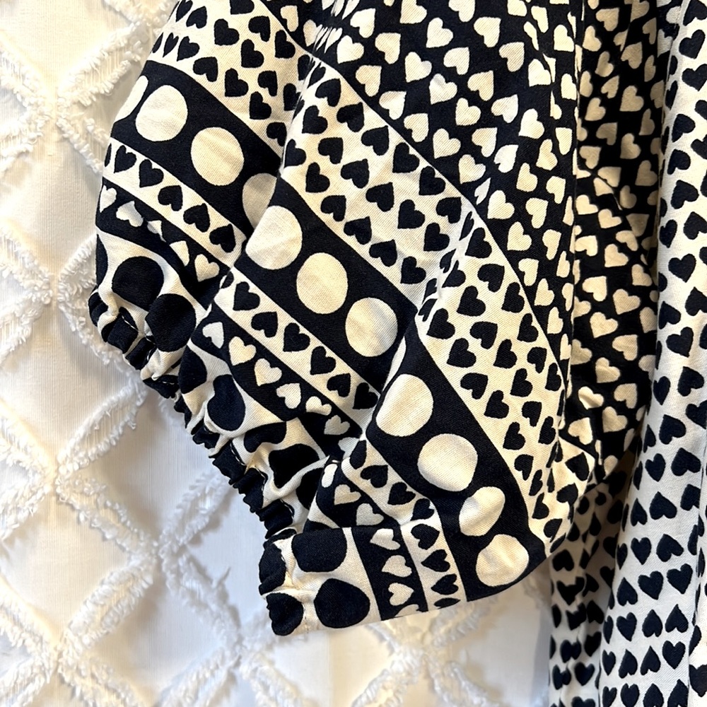 LOFT Heart and Dot Blouse - Picture 3 of 3